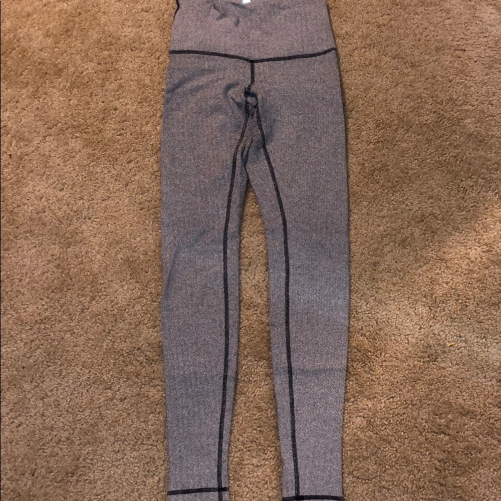Lululemon Full Length Grey Thermal Leggings
